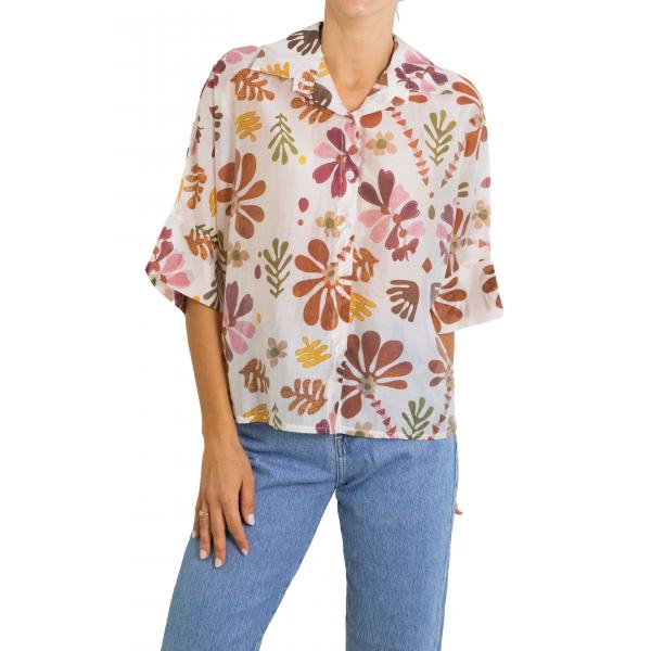 Camicia fantasia floreale 